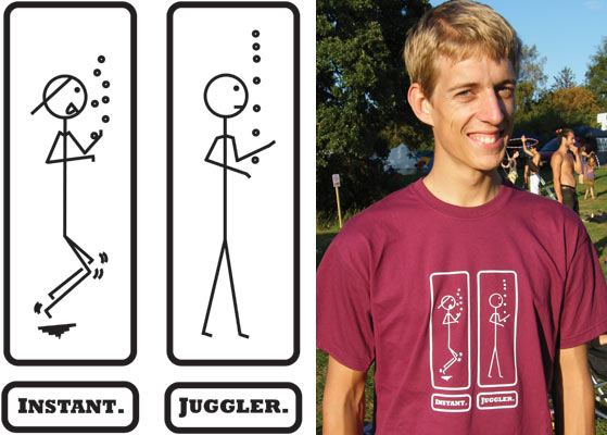 instant. juggler.